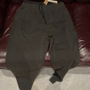 SKIMS Outdoor Jersey Double Waistband Pant Washed Onyx